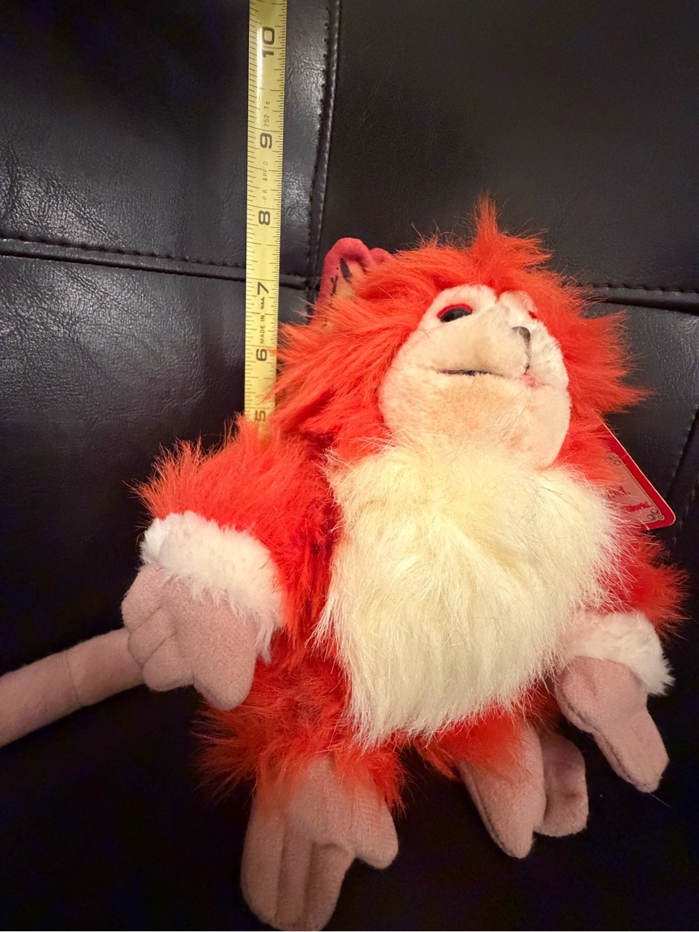 Vintage 1986 Disney Parks Captain EO Fuzzball Plush - NWT Original Tag Rare - Picture 11 of 14